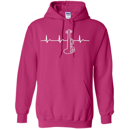 Electric Violin Heartbeat T-Shirt Special Instrument T-shirt Heliconia