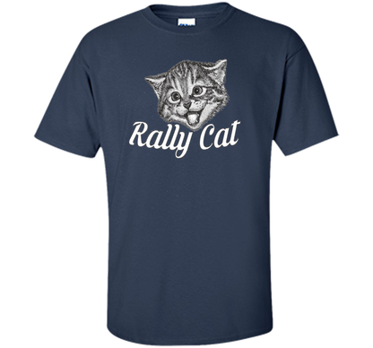 Cat Lover T-shirt Saint Louis Rally Cat T-shirt Navy
