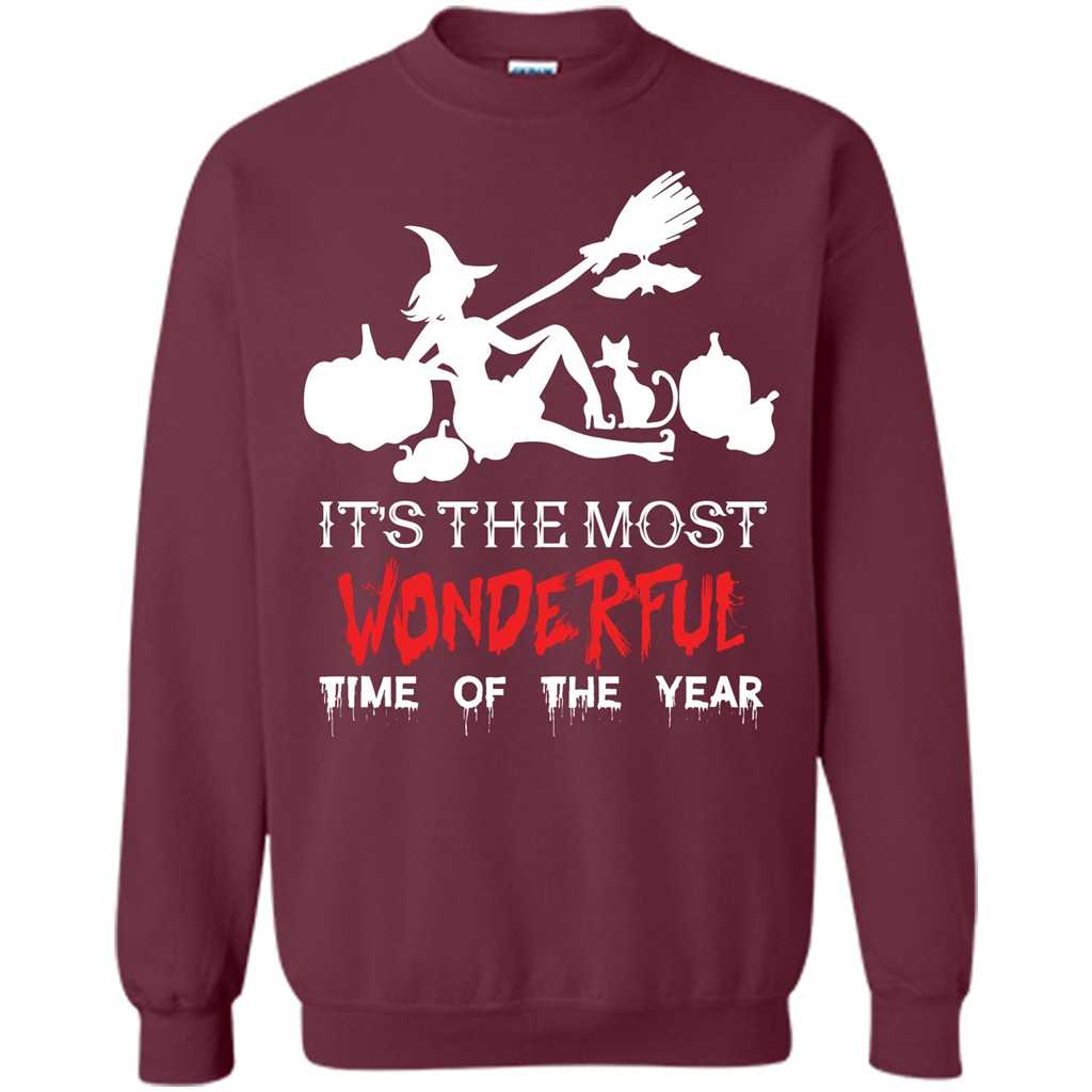 Halloween T-shirt It’s The Most Wonderful Time Of The Year Maroon