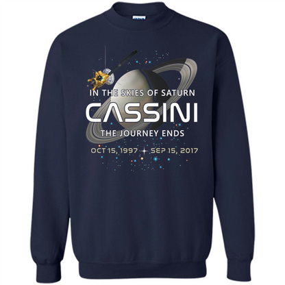Cassini Spacecraft End Of Mission At Saturn T-Shirt Navy