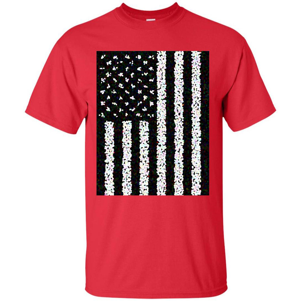 American Flag T-shirt Red