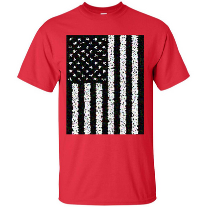 American Flag T-shirt Red