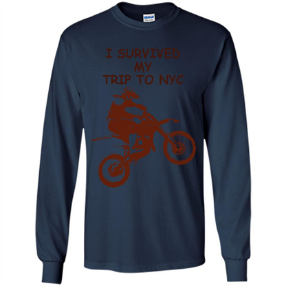 I Survived My Trip To NYC T-shirt Navy