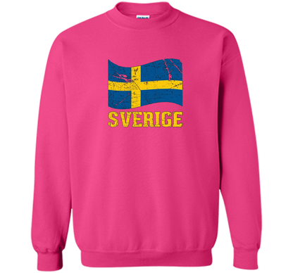 Swedish Flag, Sverige Souvenir Vintage T-Shirt t-shirt Heliconia