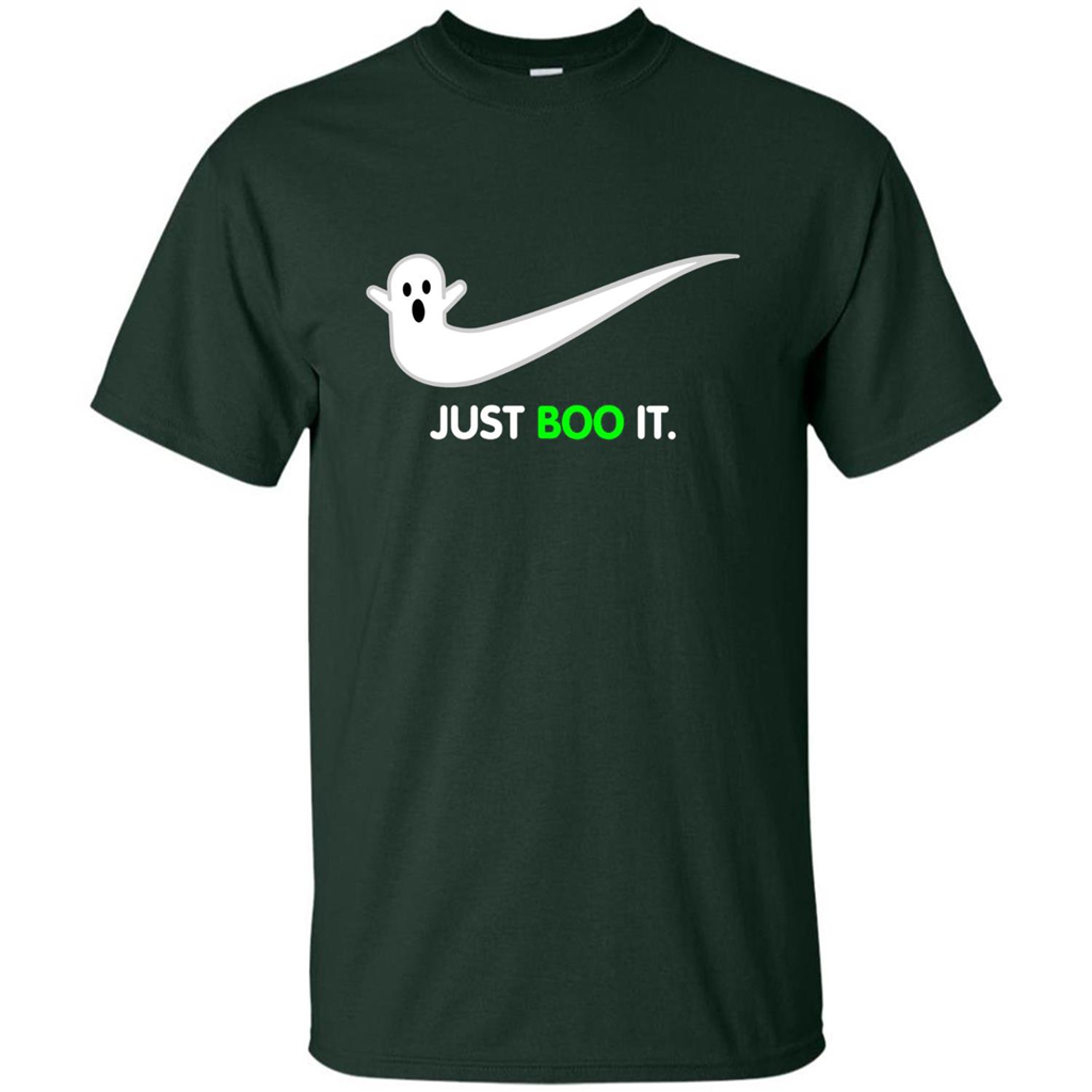 Just Boo It T-shirt Halloween Shirts Forest Green