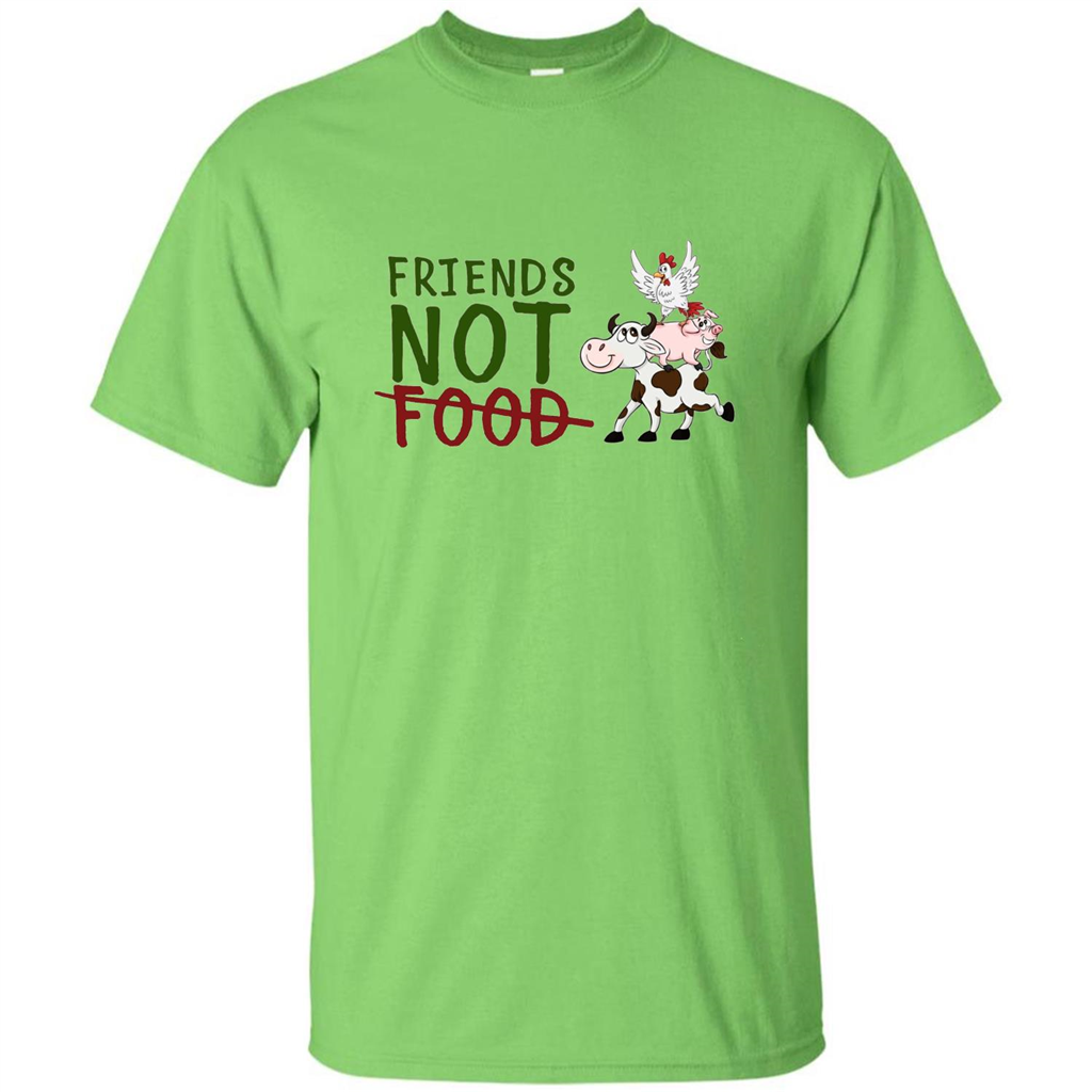 Friends Not Food T-Shirt Lime