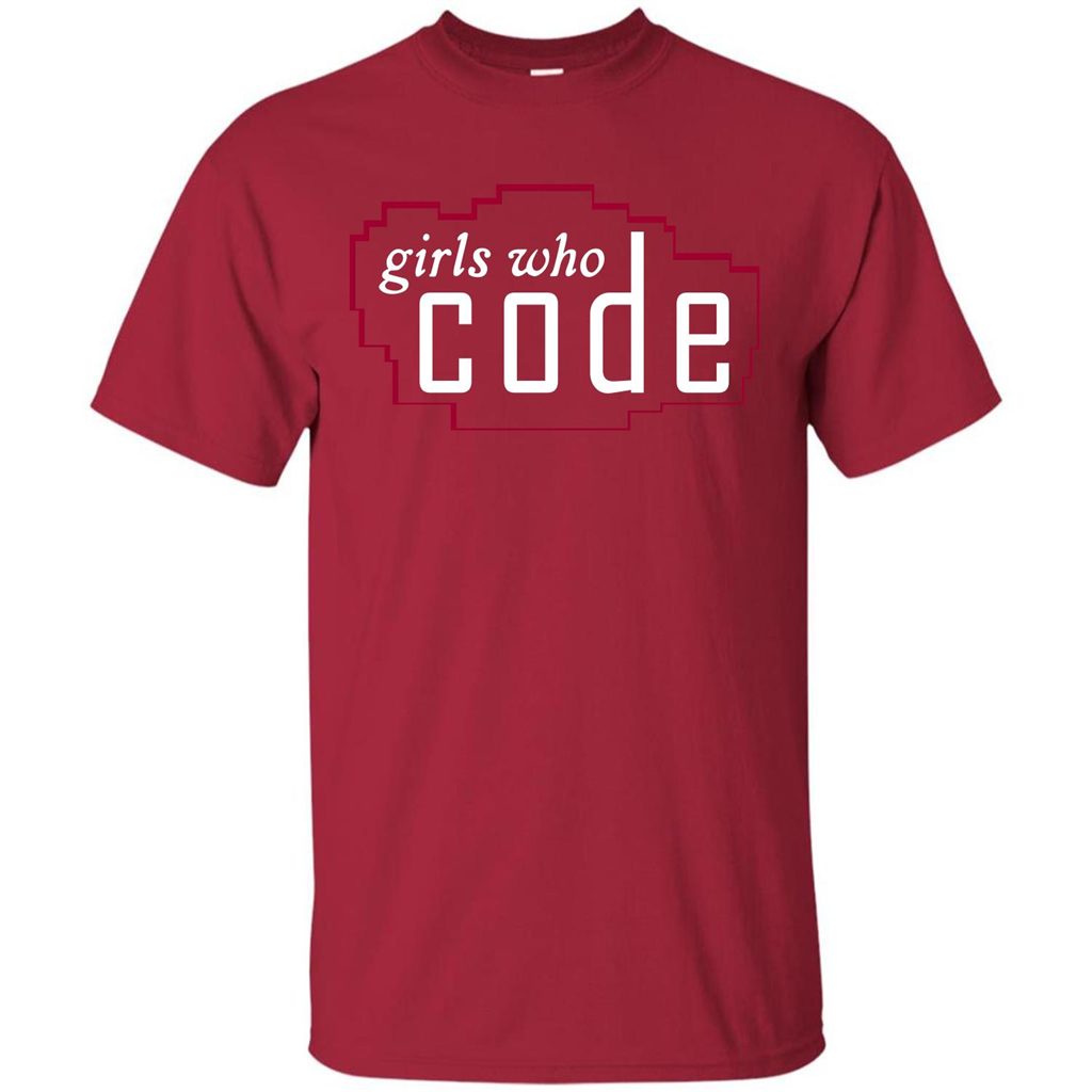 Coder T-shirt Girls Who Code T-shirt Cardinal
