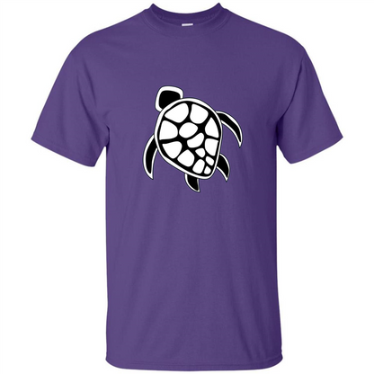Save the Sea Turtles T-shirt Purple