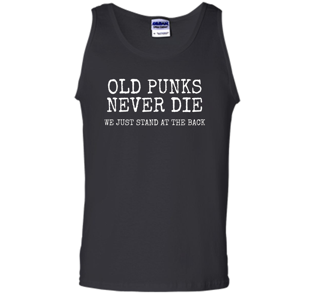 Old Punks Never Die We Just Stand At The Back T-shirt Royal