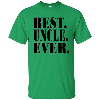 Best Uncle Ever T-shirt Irish Green