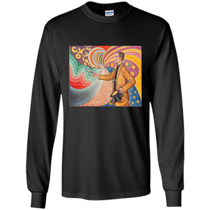 Portrait of Felix Feneon by Paul Signac T-shirt Black
