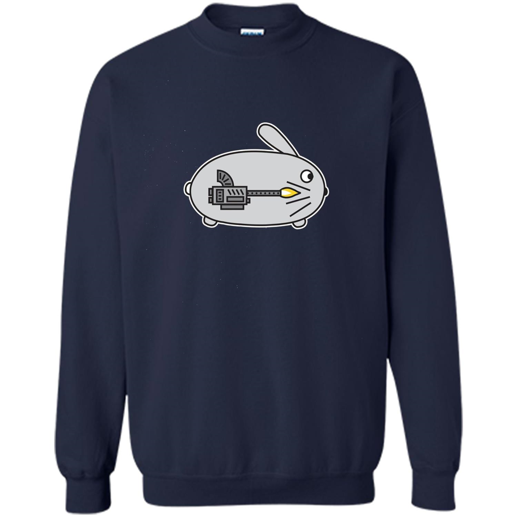 Bunny vs Dinosaur T-shirt Navy