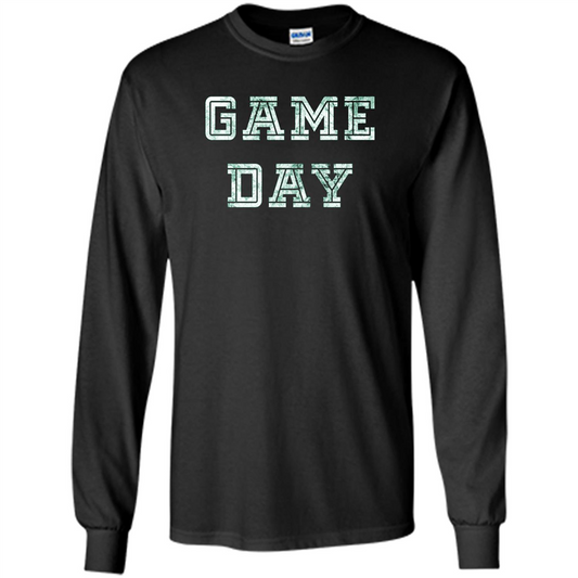 Game Day Football T-Shirt For Football Fans Black
