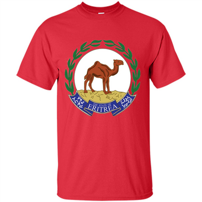 Eritrea Emblem T-shirt National Heritage Pride Red