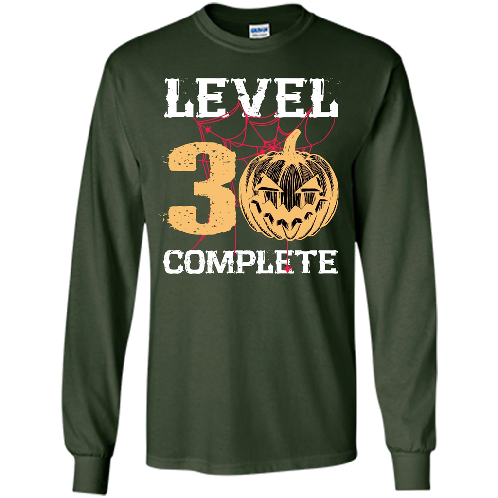 Halloween T-shirt Level 30 Complete Forest Green