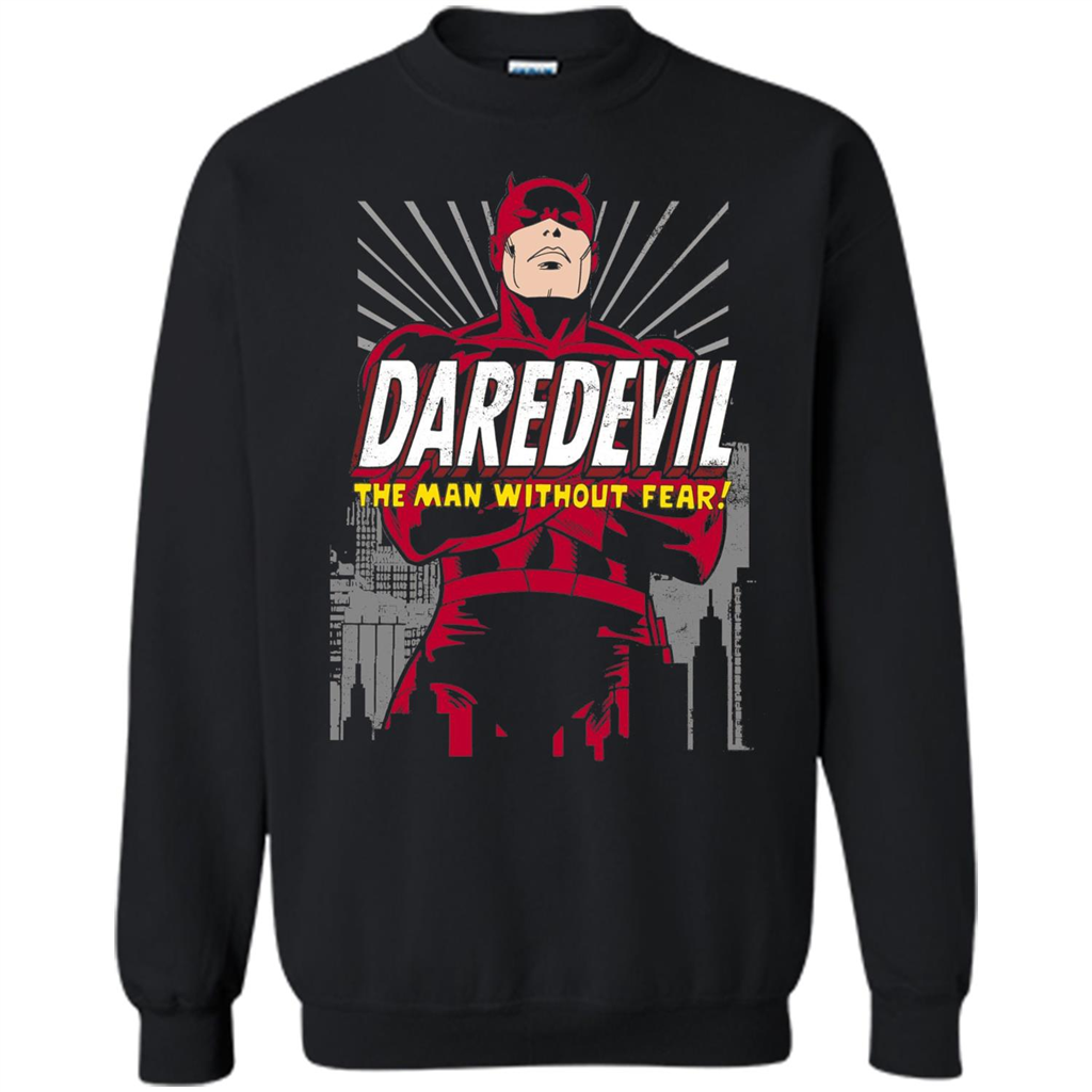 Movies T-shirt Marvel Daredevil The Man Without Fear Black