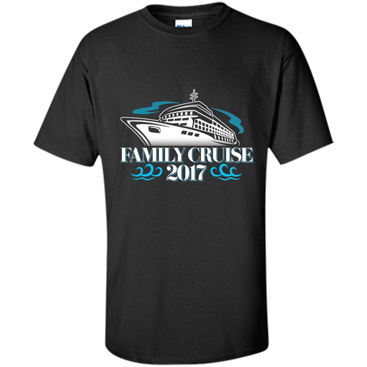 Family Cruise 2017 Vacation T-shirt Black