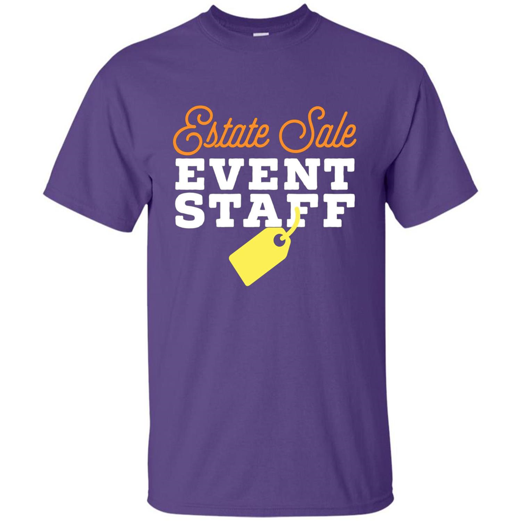 Estate Sale Event Staff T-shirt Purple