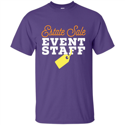 Estate Sale Event Staff T-shirt Purple