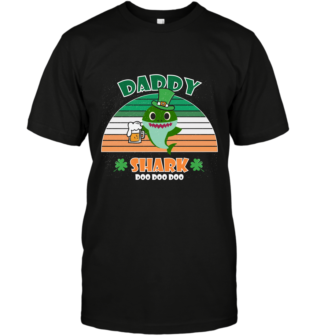 Irish Daddy Shark Saint Patricks Day Family ShirtUnisex Short Sleeve Classic Tee