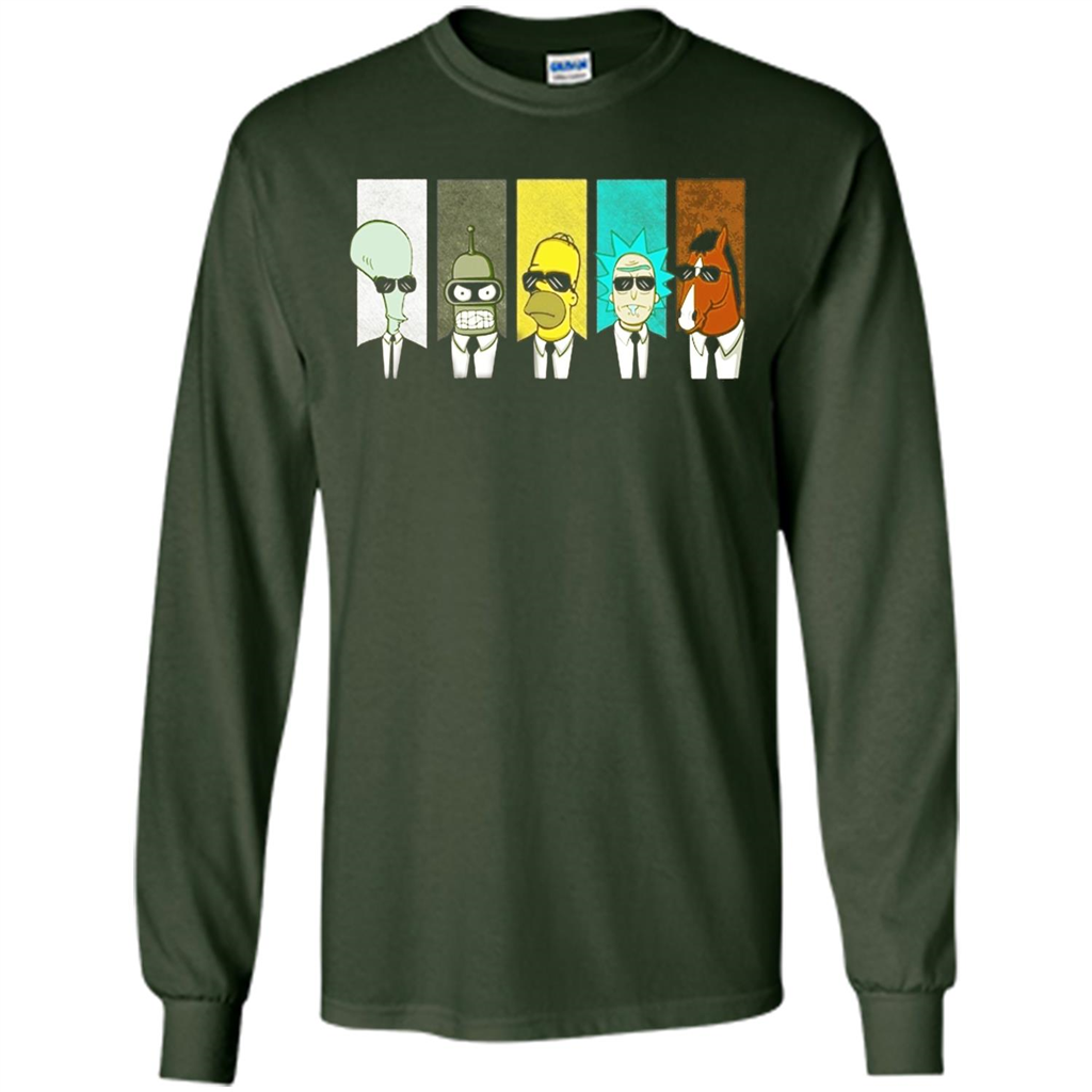 Form Into Rick And Go To The Morty T-shirt Forest Green