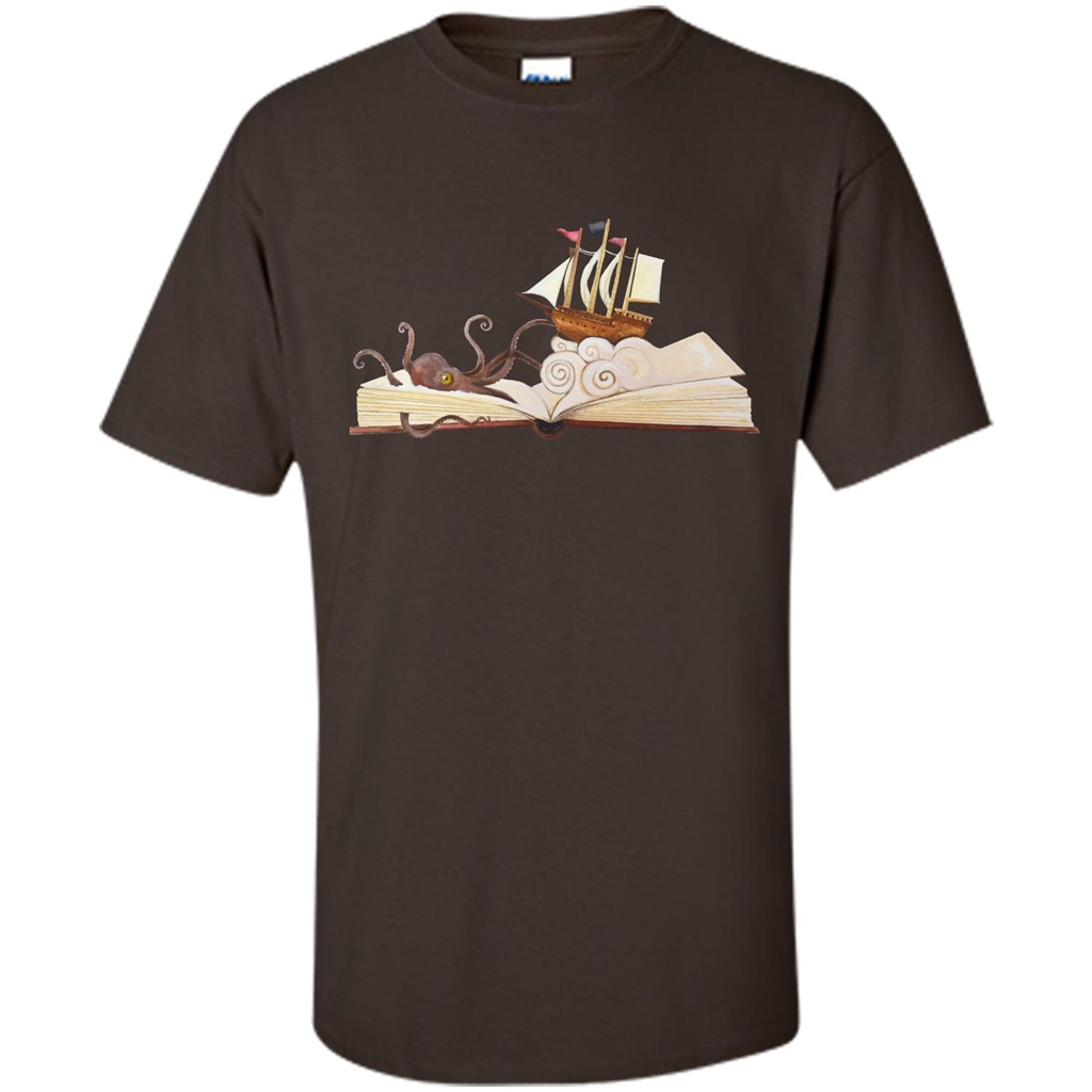Book Reader T-shirt Love To Read Book Dark Chocolate