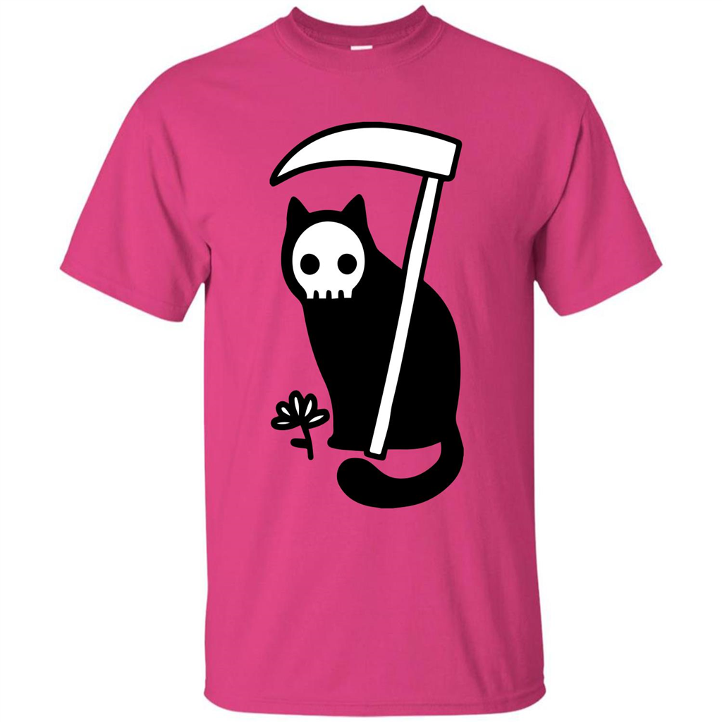 Cat Grimm Reaper T-shirt Heliconia