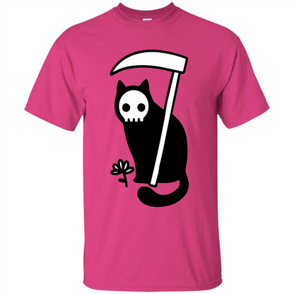 Cat Grimm Reaper T-shirt Heliconia