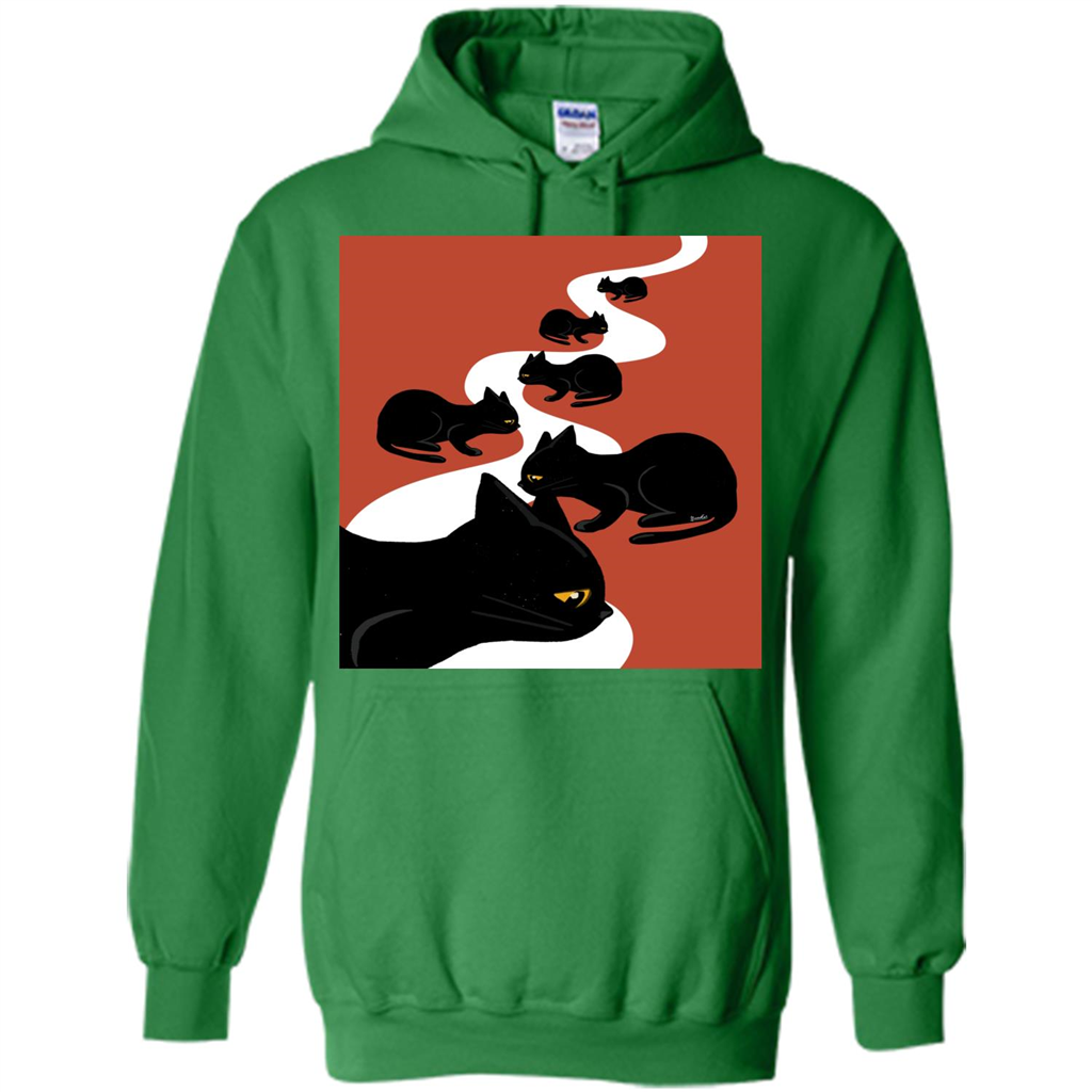 Cat T-Shirt Cat Flow Irish Green