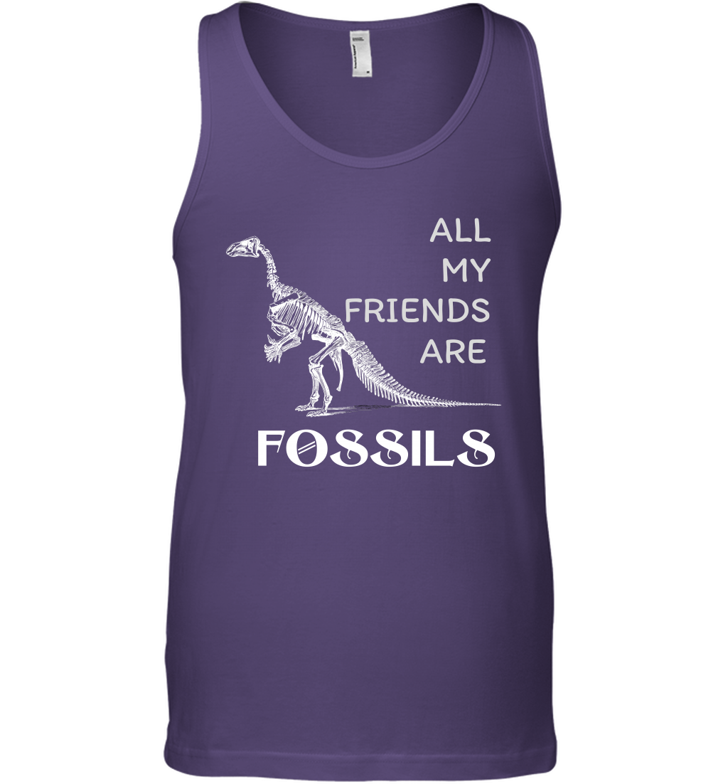 All My Friends Are Fossils Shirt Tank Top Purple