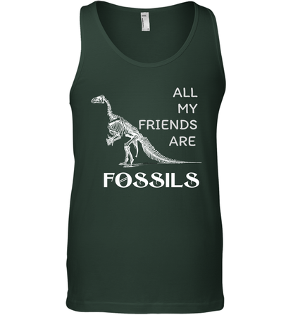 All My Friends Are Fossils Shirt Tank Top Forest Green