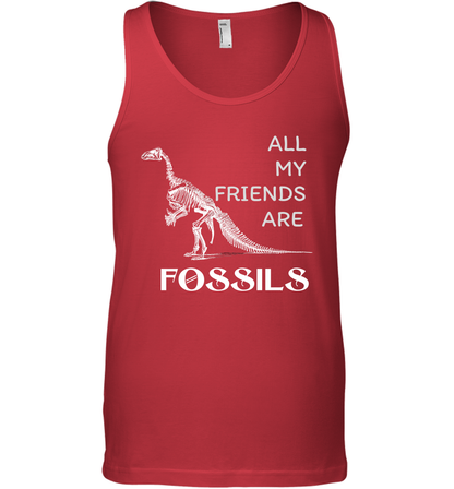 All My Friends Are Fossils Shirt Tank Top Red