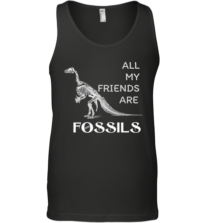 All My Friends Are Fossils Shirt Tank Top Black