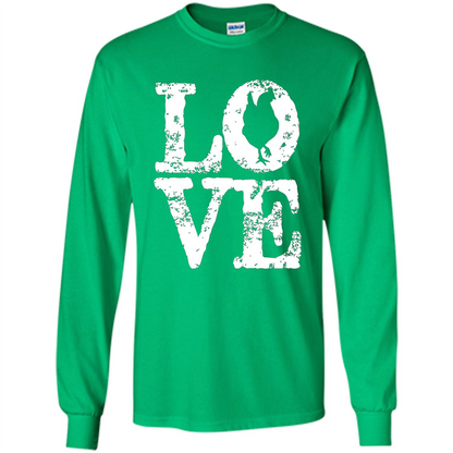 Chickens T-shirt I Love Chickens T-Shirt Irish Green