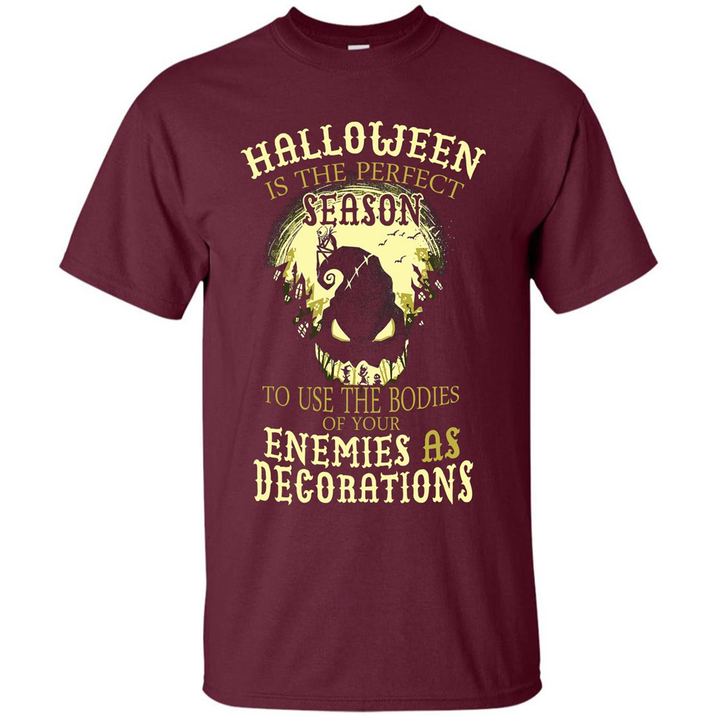 Halloween Is The Perfect Season T-shirt Maroon