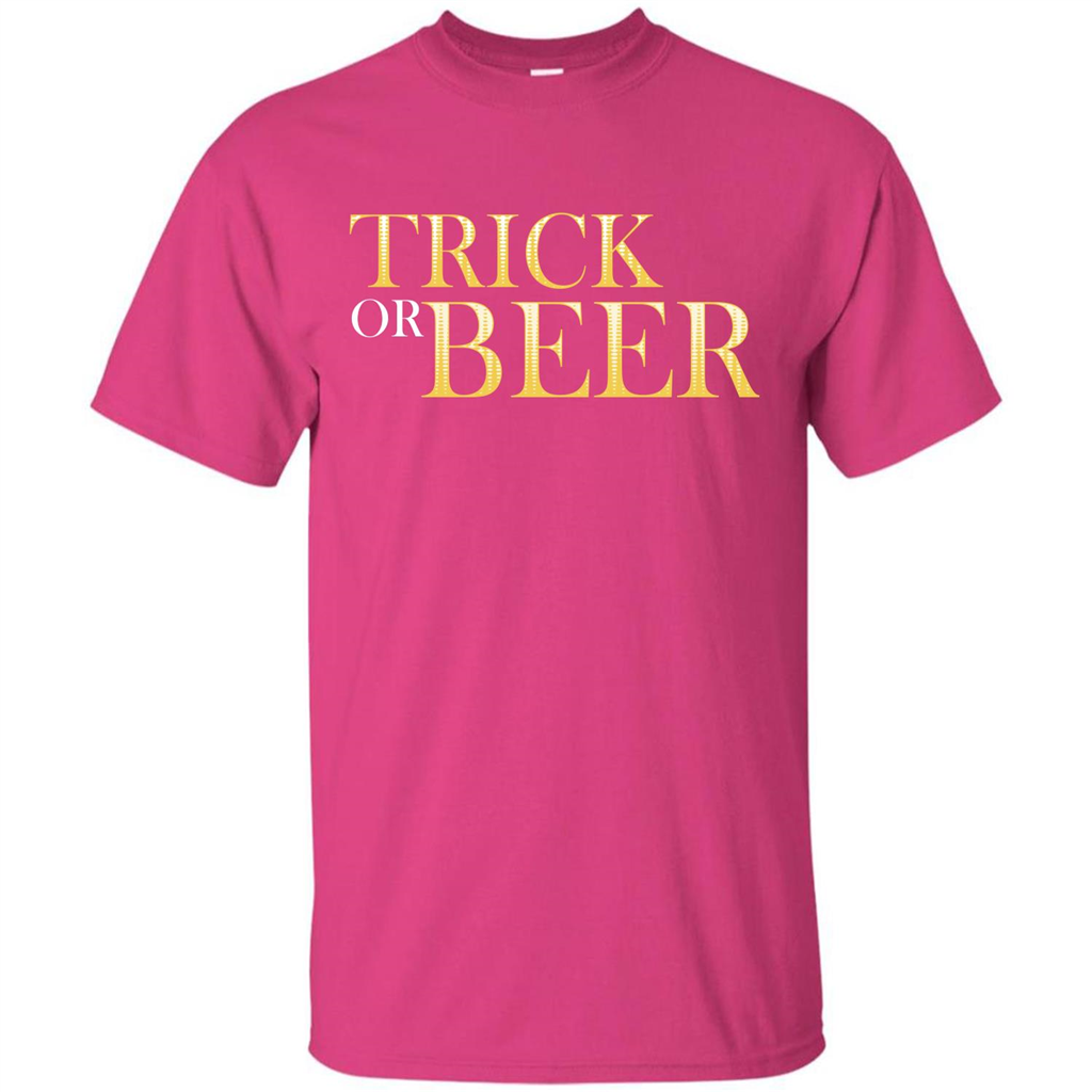 Beer T-shirt Trick Or Beer T-shirt Heliconia