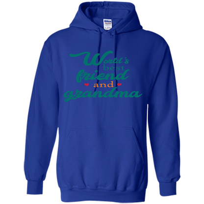 Grandma T-shirt World‰۪s Best Friend And Grandma Royal