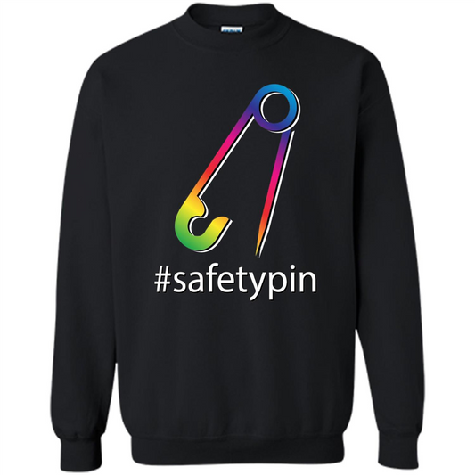 Safety Pin Campaign Against Violence T-Shirt Black