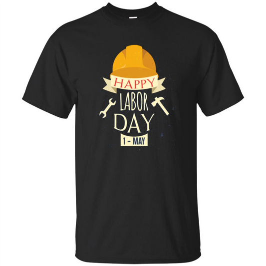 Happy Labor Day T-shirt Black