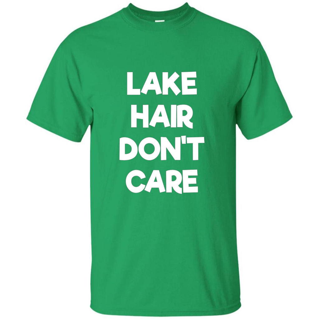 Lake Hair Don't Care T-shirt Irish Green