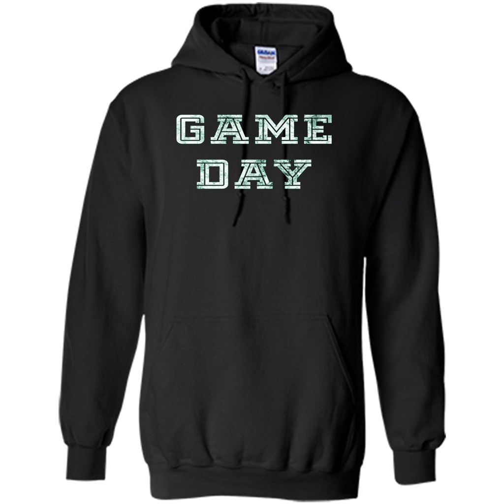 Game Day Football T-Shirt For Football Fans Black