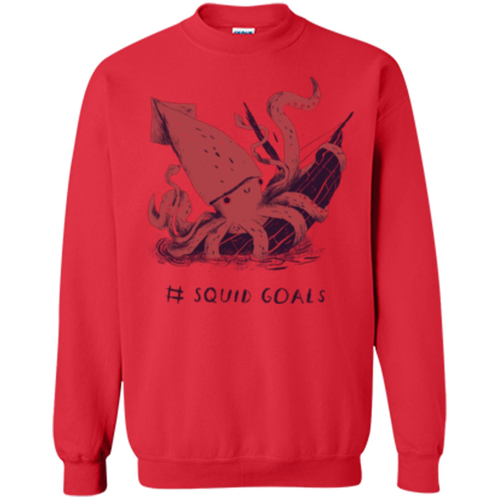 Squid Goals T-shirt Squad Goals T-shirt Red