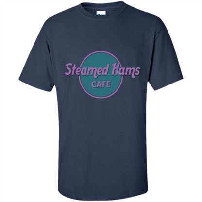 Steamed Hams Cafe T-shirt Navy