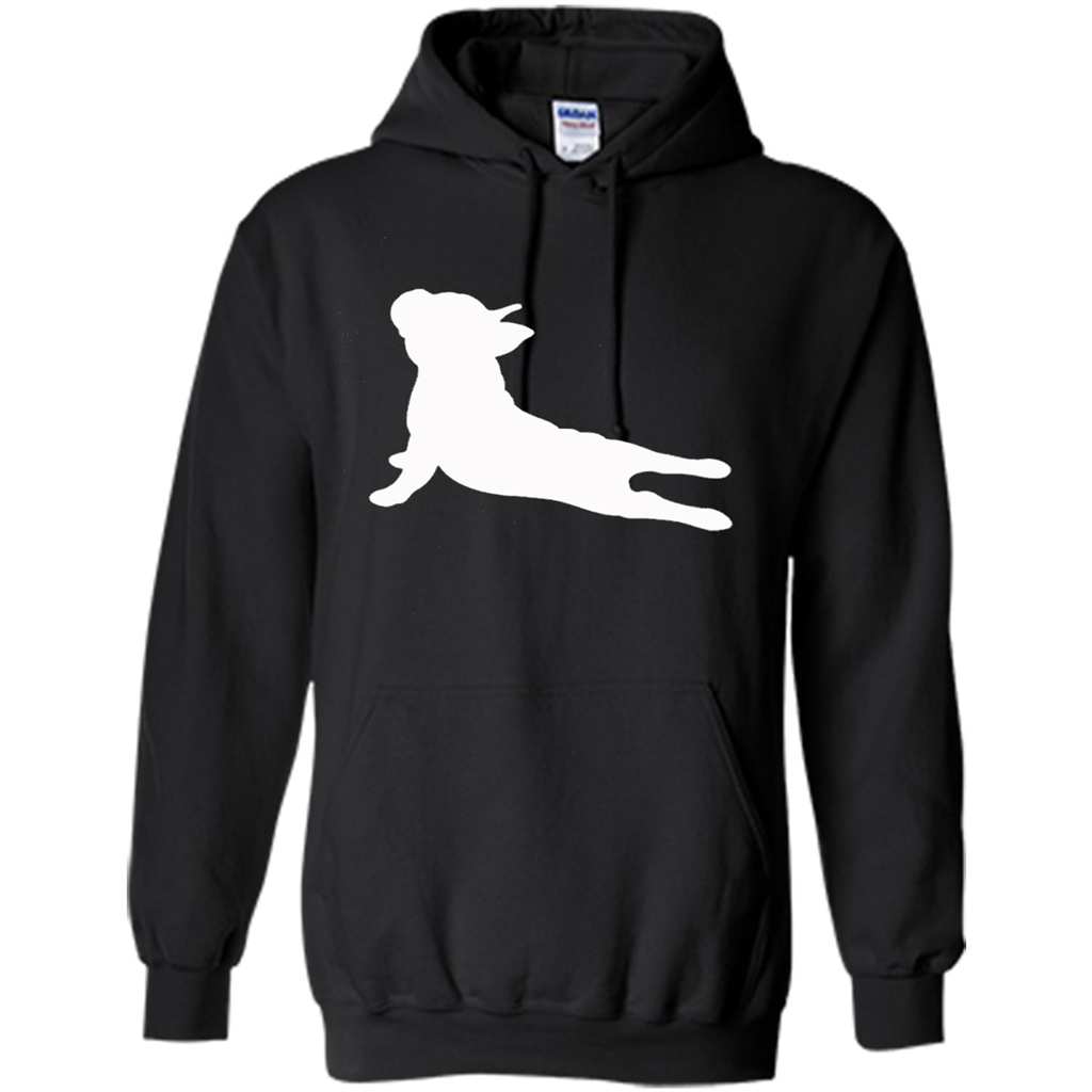 French Bulldog Yoga T-shirt Black