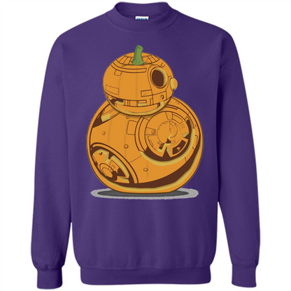 BB-8 Pumpkin Carving Halloween T-Shirt Orange