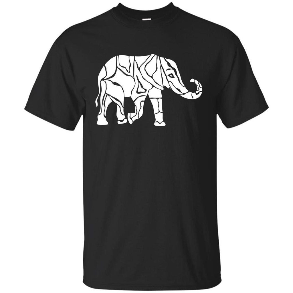 Elephant T-shirt Abstract Elephant Design T-Shirt