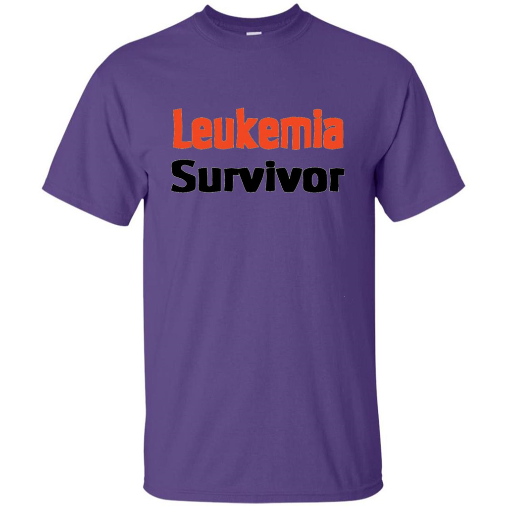 Leukemia Survivor Tshirt Purple