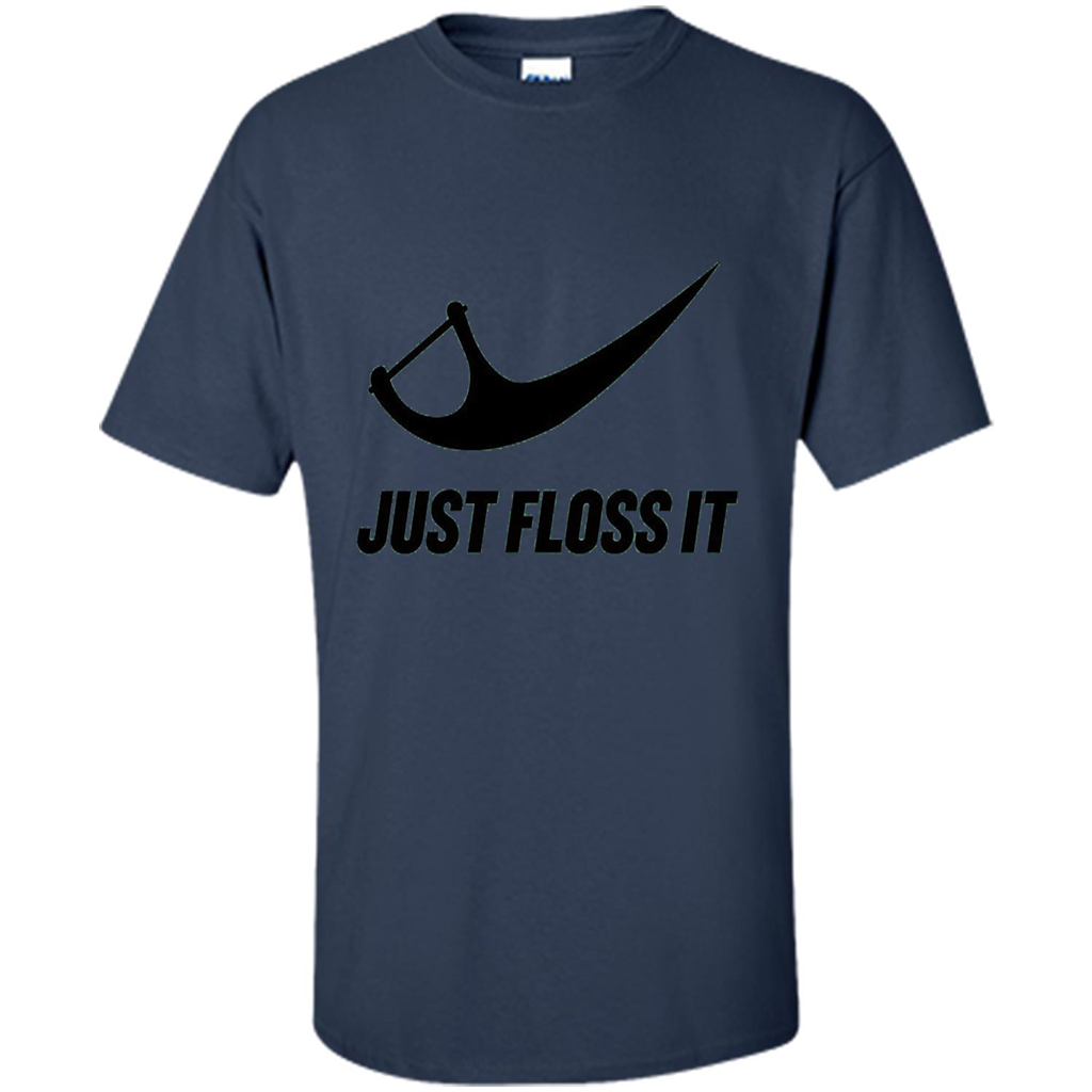 Just Floss It T-Shirt Navy