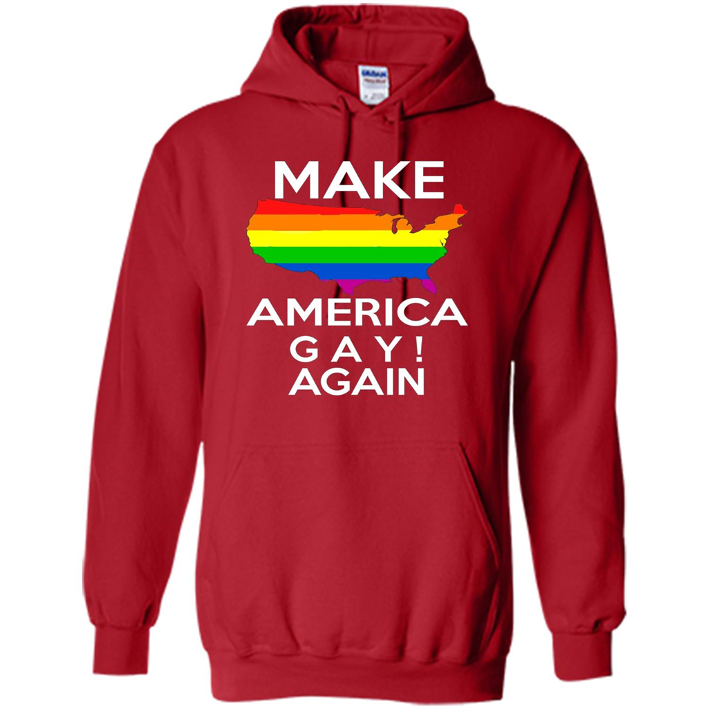 LGBT Pride T-shirt Make America Gay Again Tshirt Red