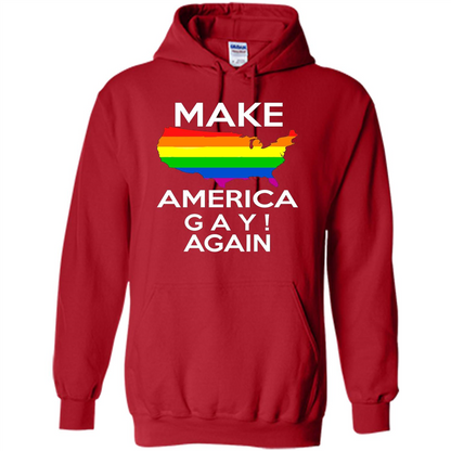 LGBT Pride T-shirt Make America Gay Again Tshirt Red